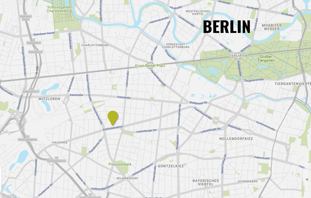 Karte Lage Caprate Berlin